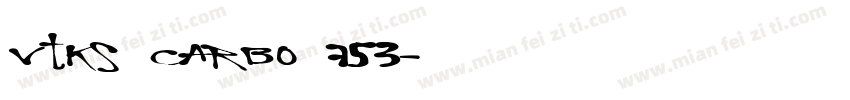 vtks carbo 753字体转换